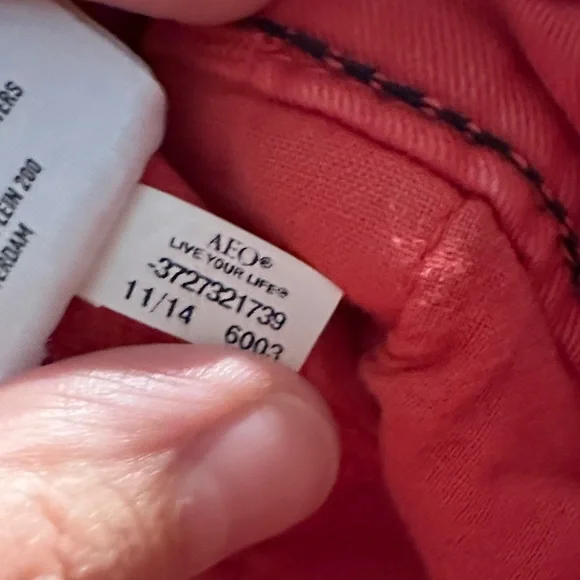 American Eagle Outfitters Classic Fit Red Men's Shorts - Picture 9 of 9